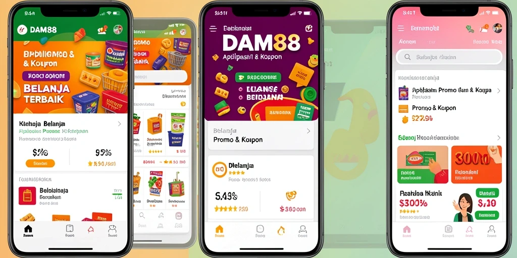 Tampilan antarmuka aplikasi DAM88 yang menarik dan fungsional.